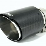 Насадка на глушитель, дизайн AKRAPOVIC EVO G карбон, D посадочный 63 мм / D наруж 90 мм AC16390EVG