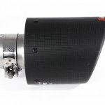 Насадка на глушитель, дизайн AKRAPOVIC карбон, D посадочный 57 мм / D наруж 114 мм AC157114