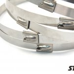 Хомуты для трубы до 105 мм (4,2") 8 мм*35 см, нерж. сталь, 6шт. Thermal Division TDCL126