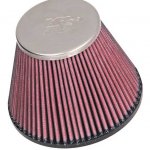 Фильтр нулевого сопротивления универсальный K&N RC-9910   Chrome Filter