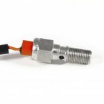 Болт (штуцер) с выключателем стоп сигнала для banjo 3/8x24 L=25mm нерж сталь Goodridge BL775-03C