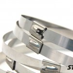 Хомуты для трубы до 105 мм (4,2") 8 мм*35 см, нерж. сталь, 6шт. Thermal Division TDCL126