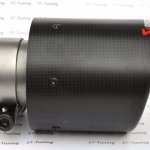 Насадка на глушитель, дизайн AKRAPOVIC карбон, D посадочный 63 мм / D наруж 101 мм AC163101