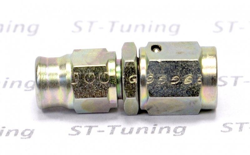 Фитинг мама AN-03 3/8X24 под прямой конус, вращающийся D-03 сталь 6001-03P, Goodridge