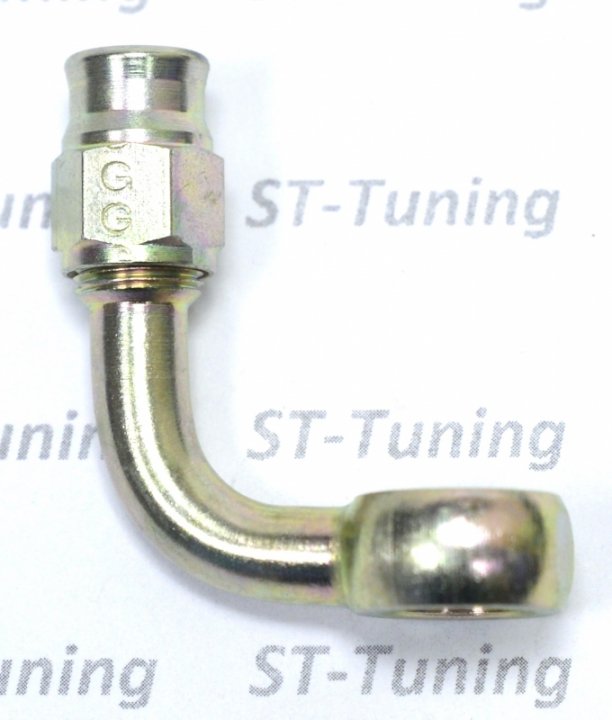Фитинг banjo d10mm, 90° D-03 сталь 5099-03P, Goodridge