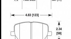 Колодки тормозные HB441Z.661 HAWK Perf. Ceramic