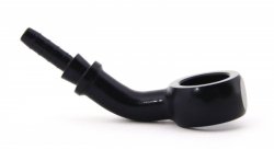 Фитинг banjo d10 mm, 45° D-03 алюминий ЧЕРНЫЙ, под опрессовку S5094-03DBK, Goodridge