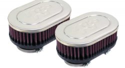 Фильтр нулевого сопротивления универсальный K&N RC-2362   Chrome Filter
