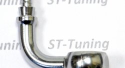 Фитинг banjo d10 mm, 90° D-03 хром, под опрессовку S5099-03CH, Goodridge