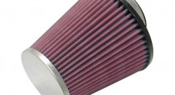 Фильтр нулевого сопротивления универсальный K&N RC-8280   Chrome Filter