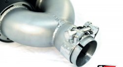 Насадка на глушитель, двойная, AKRAPOVIC карбон, D посадочный 51 мм / наруж 90 мм, ПРАВ. AC25190R