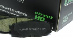 КОМПЛЕКТ ЗАДНИЙ:Тормозные диски DBA 42723S T3+колодки DC brakes sHD Toyota  LC 200, Lexus LX570,450D