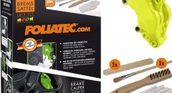 Краска для суппортов FOLIATEC желтая NEON , трёхкомпонентная (2184)