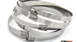 Хомуты для трубы до 155 мм (6,2") 8 мм*50 см, нерж. сталь, 6шт. Thermal Division TDCL166