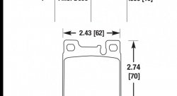 Колодки тормозные HB371F.600 HAWK HPS