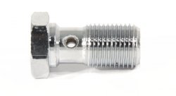 Болт (штуцер) для banjo AN-04, хром, 7/16x24, Goodridge 775-44CH