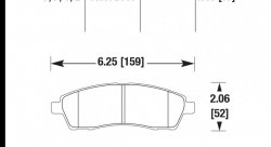 Колодки тормозные HB303P.685 HAWK SuperDuty