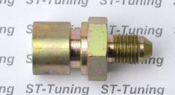 Адаптер П AN03 - М 3/8X24 обратный конус, Goodridge FM10324-03 сталь