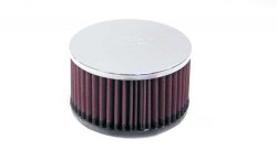 Фильтр нулевого сопротивления универсальный K&N RC-0930 Chrome Filter, посадочный d=70 mm