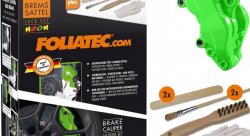 Краска для суппортов FOLIATEC зелёная NEON, трёхкомпонентная (2182)