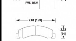 Колодки тормозные HB302P.700 HAWK SuperDuty (для StopTech ST65 перед LC200/LX570)
