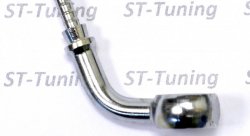 Фитинг banjo d10 mm, 70° D-03 хром, под опрессовку S5070-03CH, Goodridge