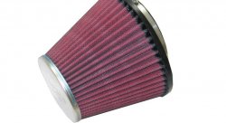 Фильтр нулевого сопротивления универсальный K&N RC-8370   Chrome Filter