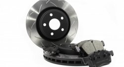 КОМПЛЕКТ ПЕРЕД. Тормозные диски DBA 42635S T3+колодки DC brakes  JEEP GRAND CHEROKEE WK2 3.6 2011->