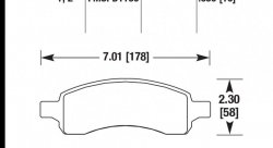 Колодки тормозные HB617Z.630 HAWK Perf. Ceramic