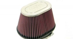 Фильтр нулевого сопротивления универсальный K&N RC-3160   Chrome Filter