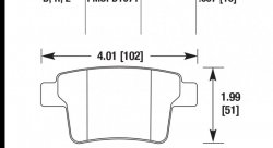 Колодки тормозные HB724B.637 HAWK HPS 5.0; 16mm