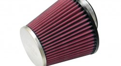 Фильтр нулевого сопротивления универсальный K&N RC-8490   Chrome Filter