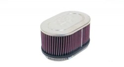 Фильтр нулевого сопротивления универсальный K&N RC-3512   Chrome Filter