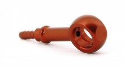 Фитинг banjo d10 mm, длинный D-03 алюминий КРАСНЫЙ, под опрессовку S5092-03DRD, Goodridge