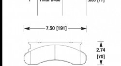 Колодки тормозные HB336Y.655 HAWK LTS