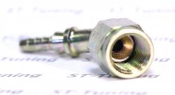 Фитинг мама AN-03 3/8X24 под прямой конус, 45° D-03 сталь, под опрессовку S6046-03Z, Goodridge