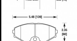 Колодки тормозные HB415F.583 HAWK HPS