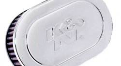 Фильтр нулевого сопротивления универсальный K&N RC-1980   Chrome Filter
