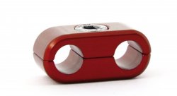 Сепаратор шлангов D-03 (в силиконе) красный Goodridge PHS-03DR-CF