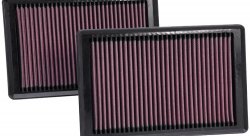 Воздушный фильтр нулевого сопротивления K&N 33-2445 JAGUAR XK 5.0L-V8; 2010 (2 PER BOX)