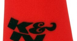 Чехол защитный красный, поролон K&N 25-0810 D=152-127MM / H=229MM