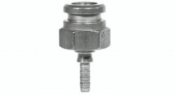 Фитинг мама AN-03 3/8X24 под обратный конус, 17mm D-03 сталь, под опрессовку S759-03-03SZ, Goodridge
