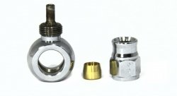 Фитинг banjo d10 mm, короткий D-03, хром 5091-03CH, Goodridge