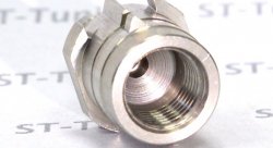 Фитинг мама M10*1 под прямой конус, AUDI D-03 нерж. сталь, под опрессовку S6001-31Z1AU, Goodridge