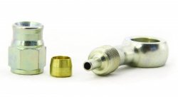 Фитинг banjo d10 mm, 20° в бок D-03 сталь 5097-03P, Goodridge