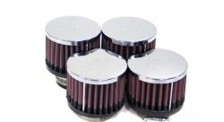 Фильтр нулевого сопротивления универсальный K&N RC-0884   Chrome Filter