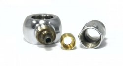 Фитинг banjo d10 mm, короткий D-03, хром 5091-03CH, Goodridge