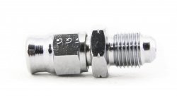 Фитинг папа M10*1 под прямой конус, короткий D-03 хром 445-31CH, Goodridge