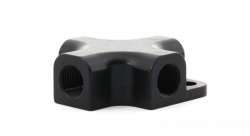 Соединитель четыре входа Goodridge М-М-М-М (M10x4 входа) female прямой конус алюминий, 2206-31D