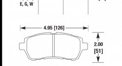 Колодки тормозные HB668B.567 HAWK Street 5.0